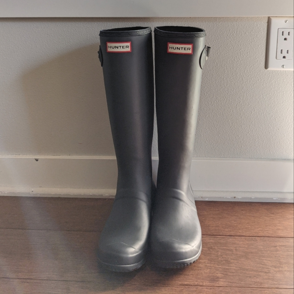 HUNTER Original Tour Tall Rain Boots sz 37 eu